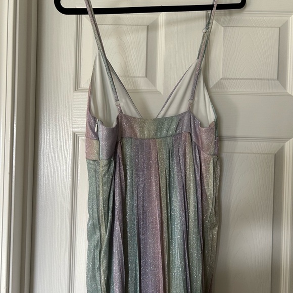 Shimmering Multicolor Striped Dress - Picture 3 of 3